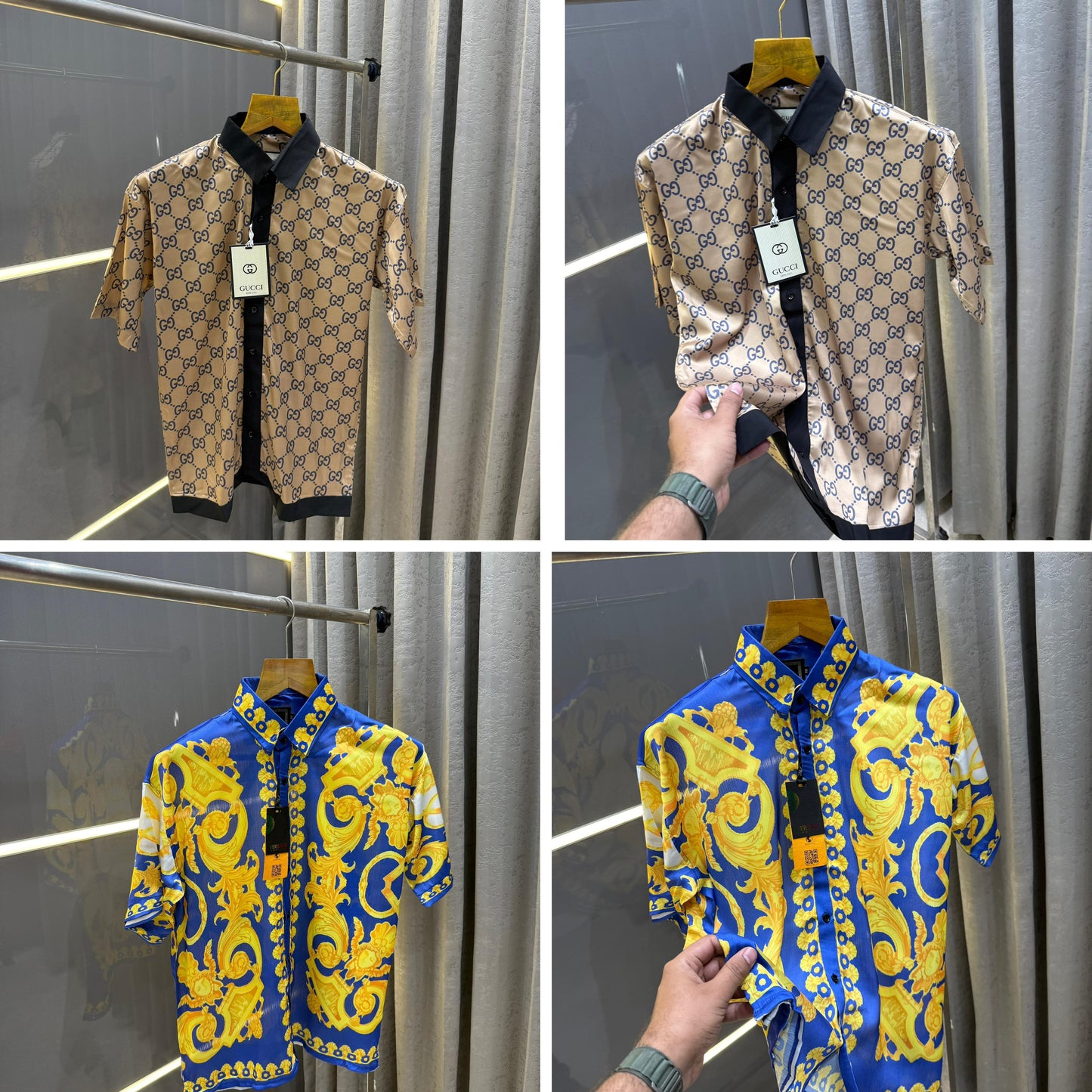Gucci Versace Premium Printed Shirt