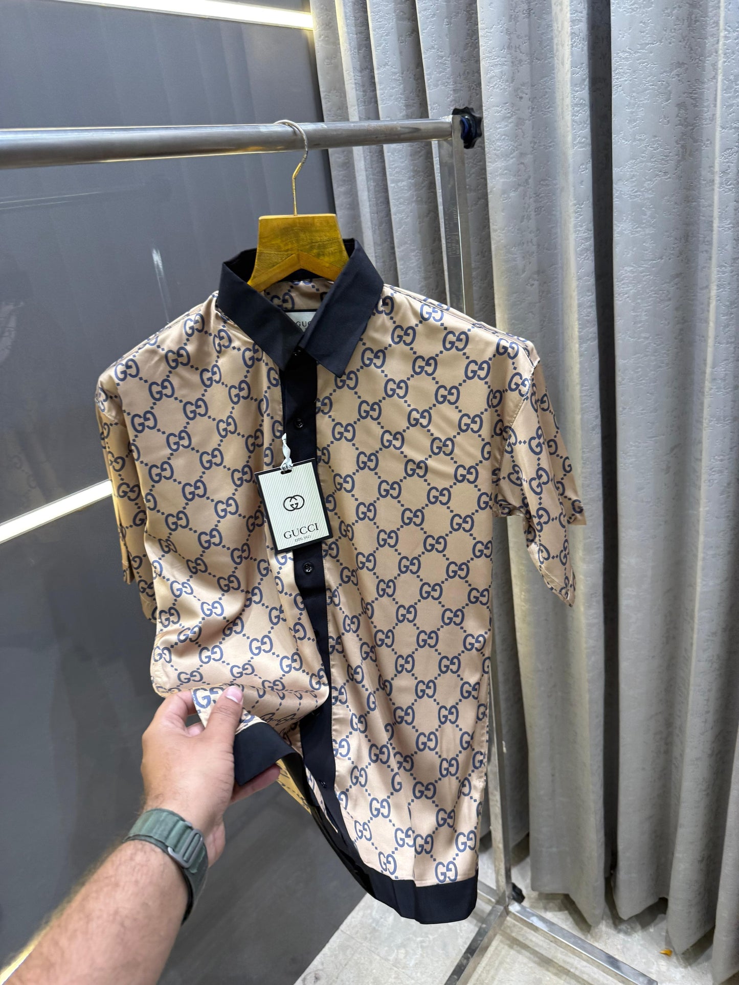 Gucci Versace Premium Printed Shirt