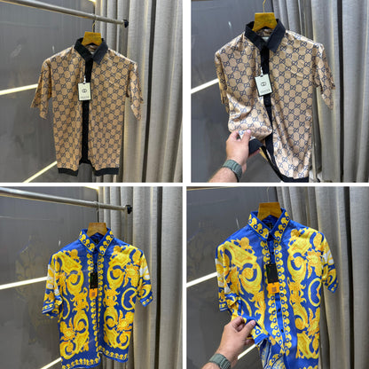 Gucci Versace Premium Printed Shirt