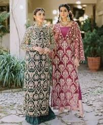 DesiWear Traditional Embroidered Cotton Kurta Shalwar